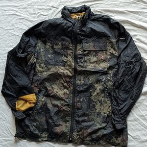 RVCA lightweight jacket XL Black/Camo